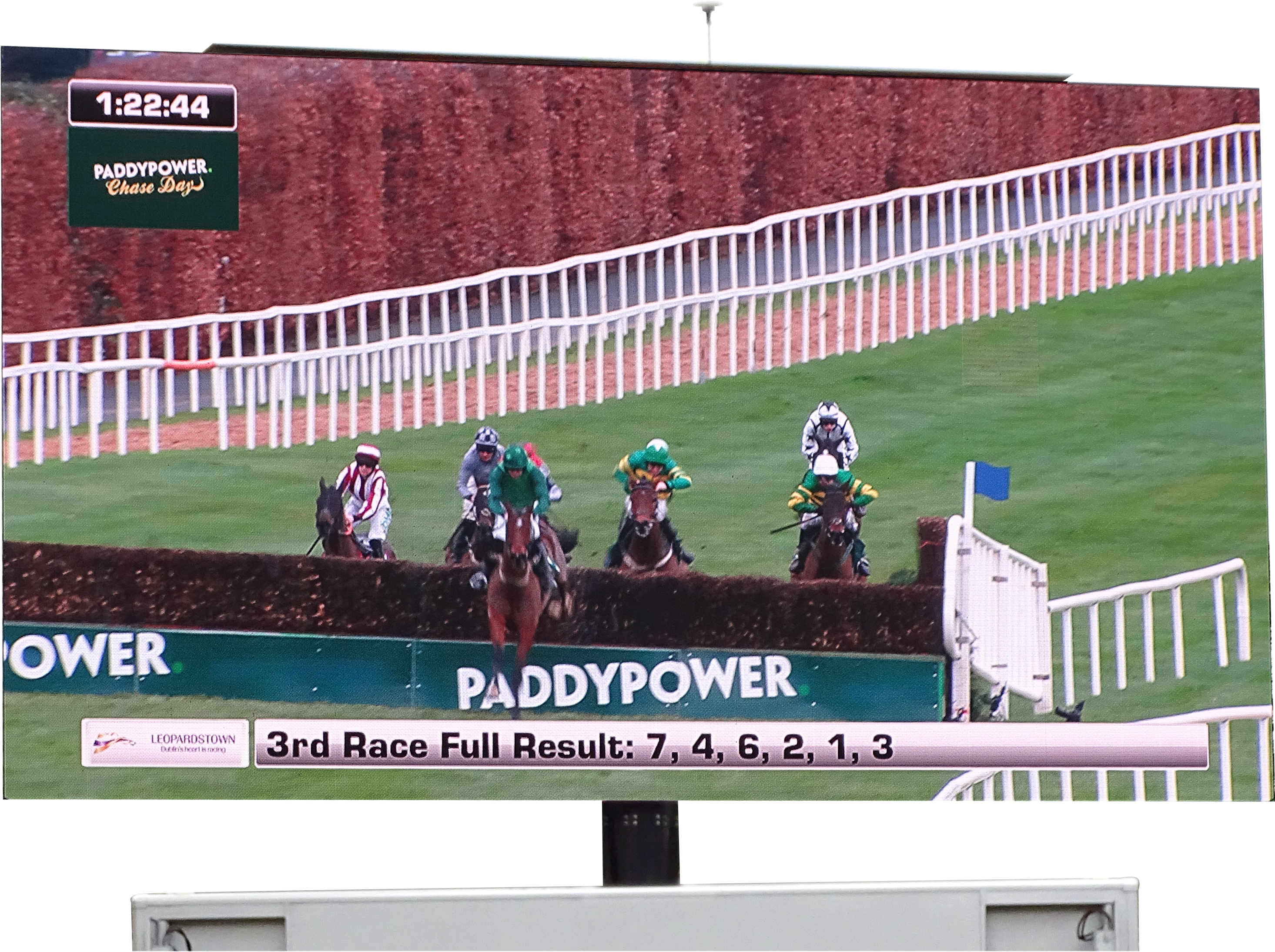 M60 – 60m² is Europe’s Largest Container Screen at Punchestown racecourse